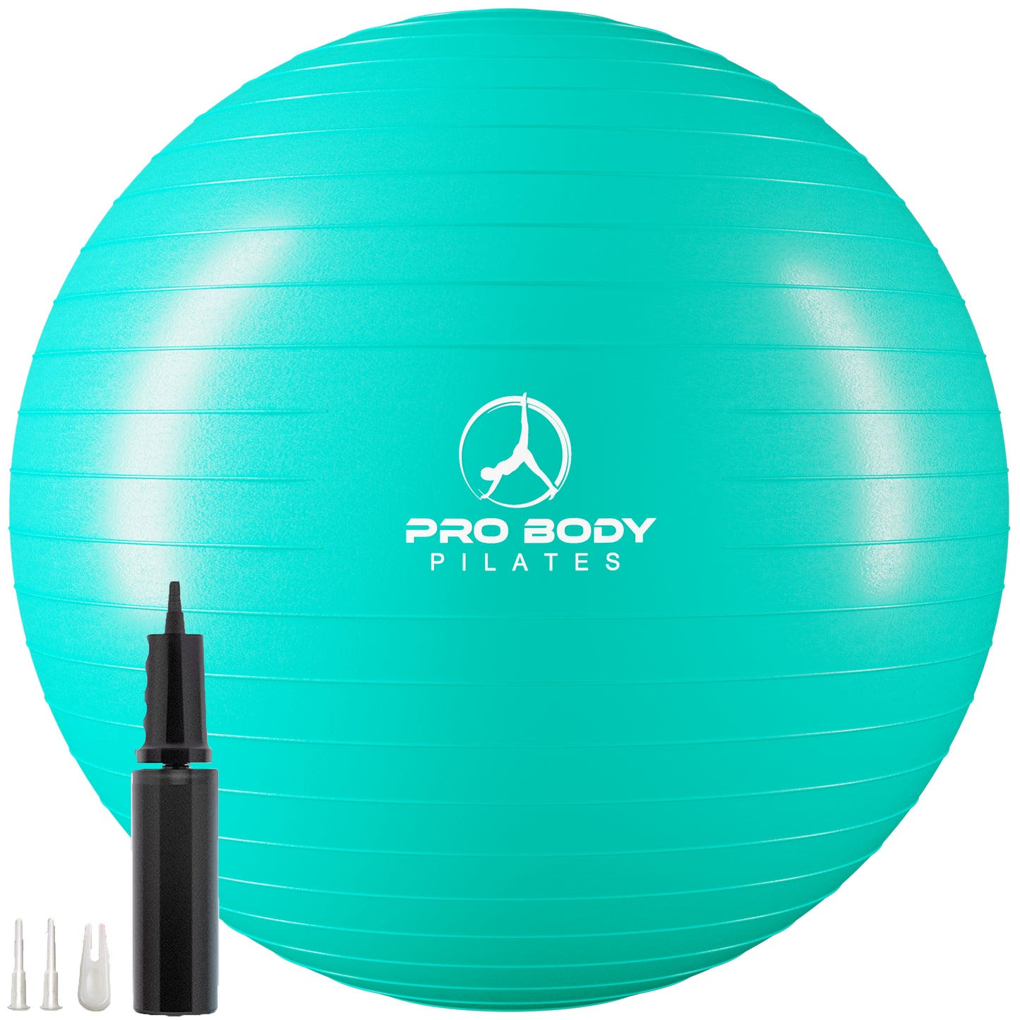 Pregnancy Ball for Maternity, Labor and Birth. Includes Pregnancy Guide. (Aqua)