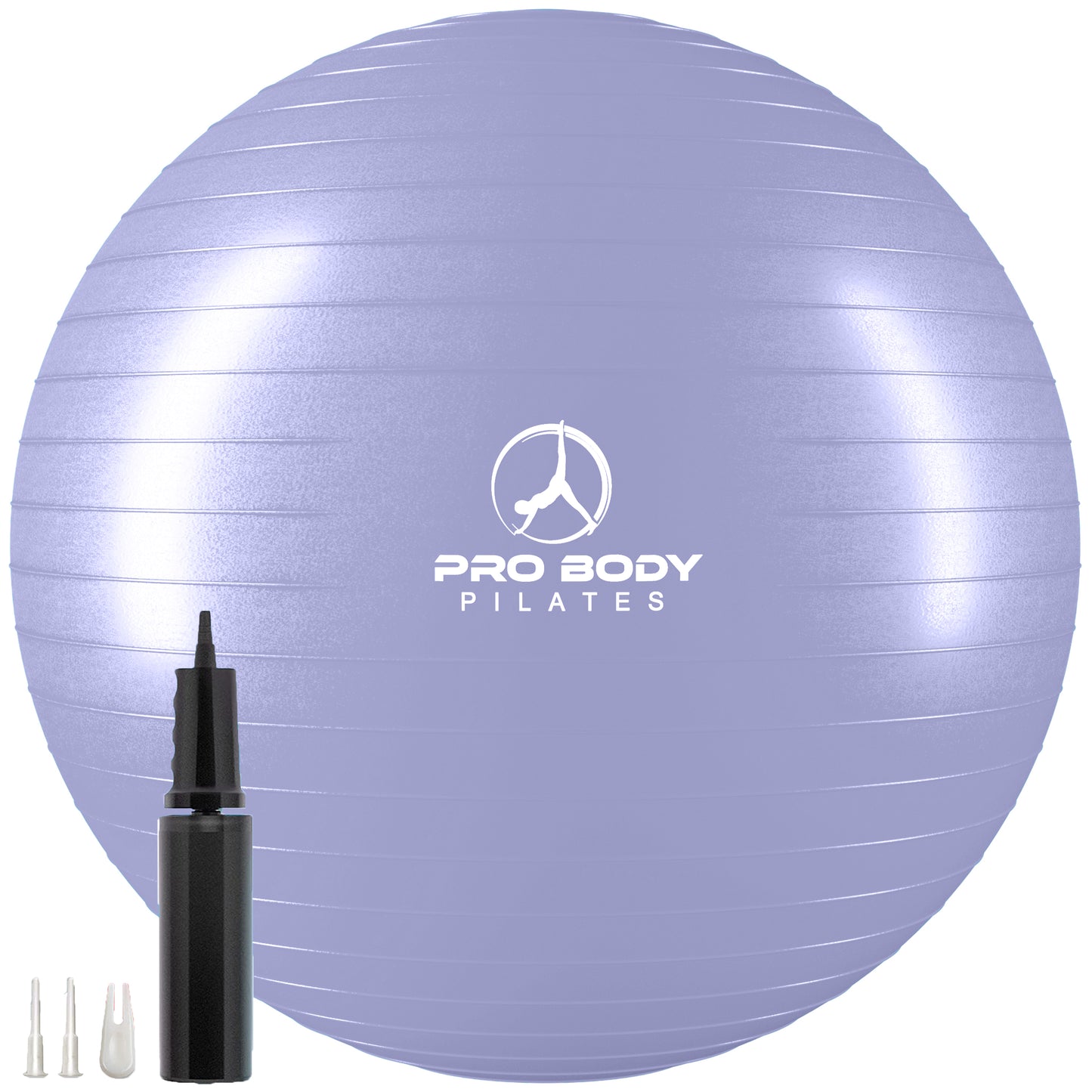 Pregnancy Ball for Maternity, Labor and Birth. Includes Pregnancy Guide. (Lilac)