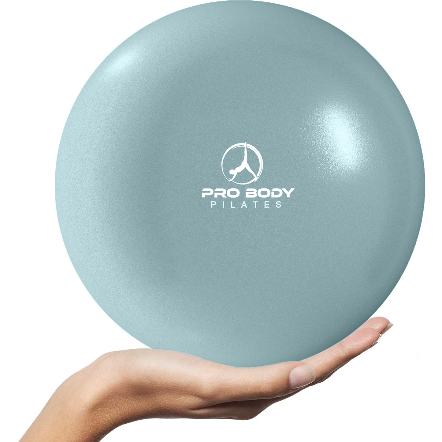 9 Inch Small Exercise Ball for Stability, Barre, Pilates, Yoga, and Balance (Electric Blues)