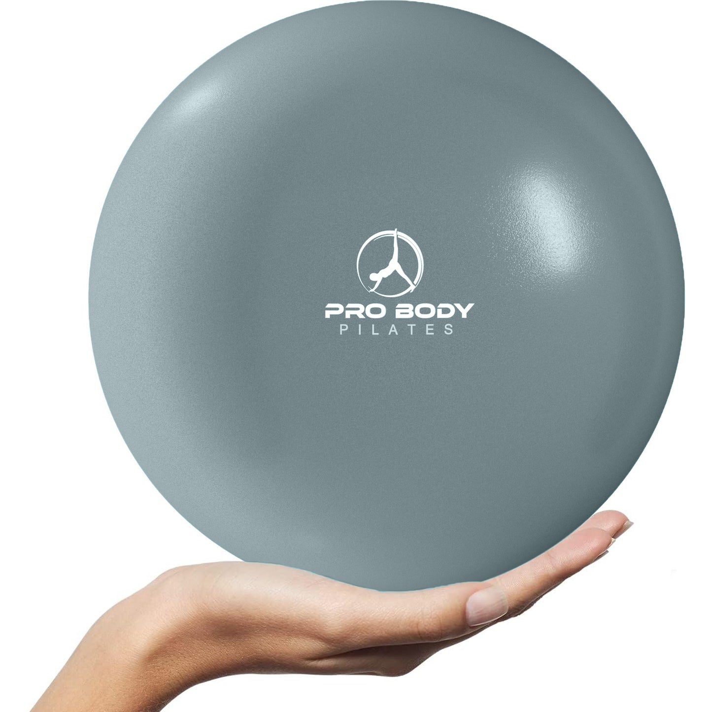 9 Inch Small Exercise Ball for Stability, Barre, Pilates, Yoga, and Balance (Electric Blues)