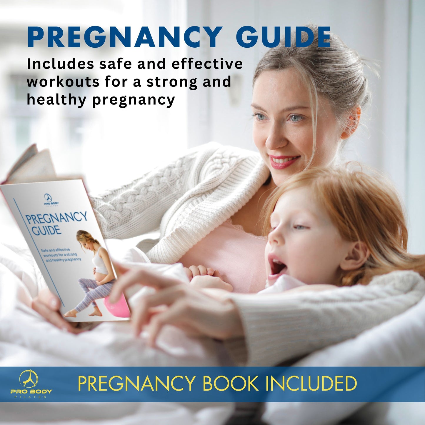 Pregnancy Ball for Maternity, Labor and Birth.  Includes Pregnancy Guide.  (Aqua)