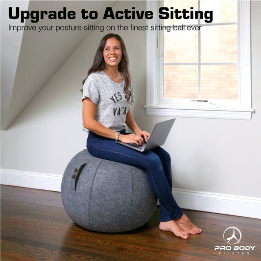 Exercise Ball Chair for Office and Desk (Felt)