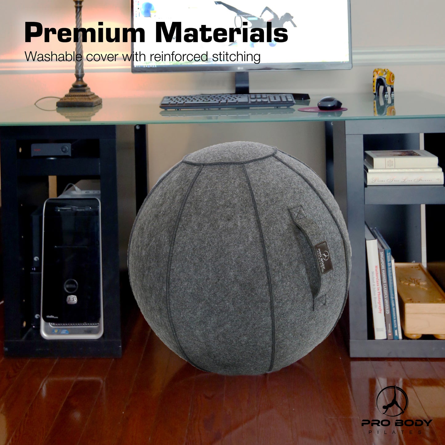 Exercise Ball Chair for Office and Desk (Felt)