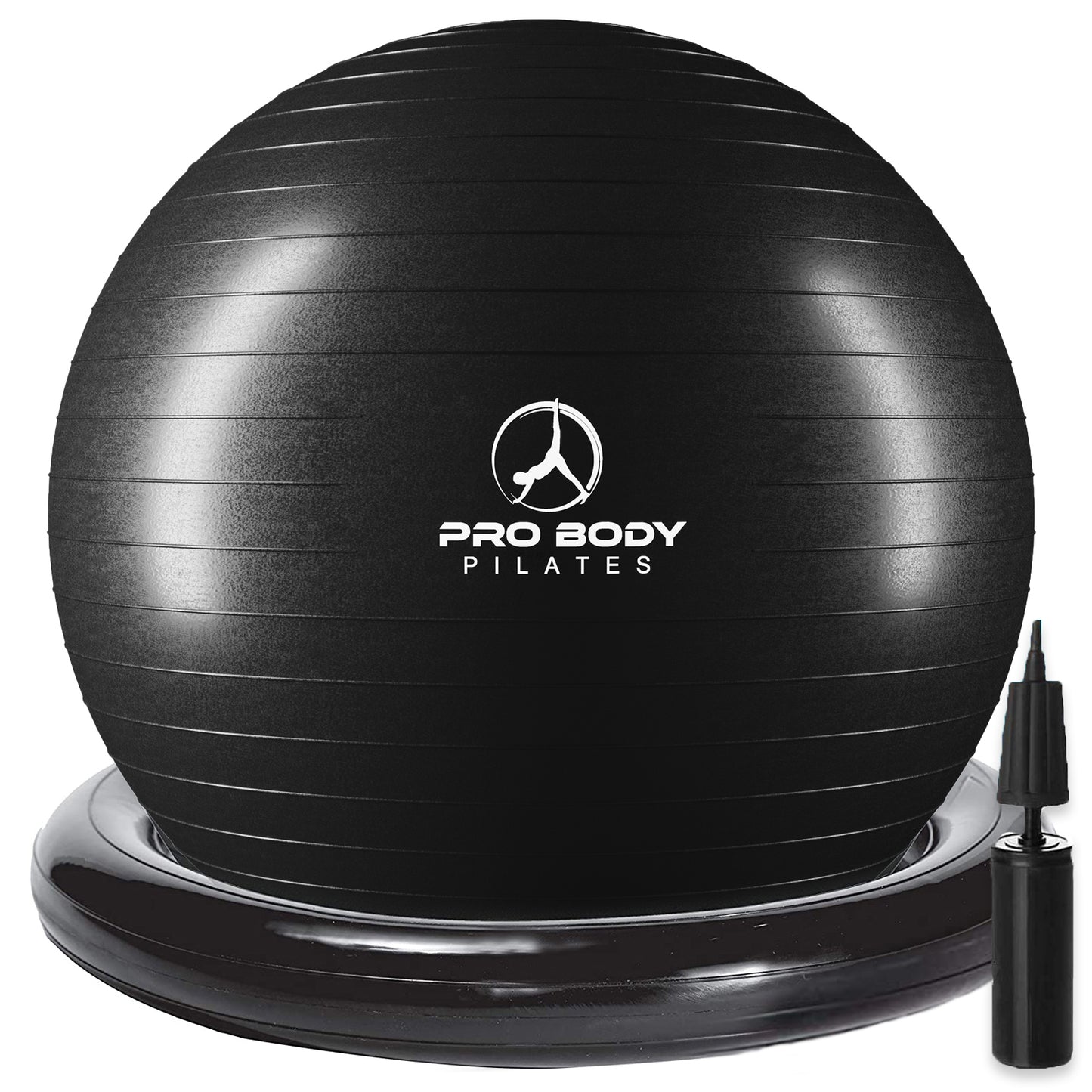 Exercise Ball Chair with Base & Bands