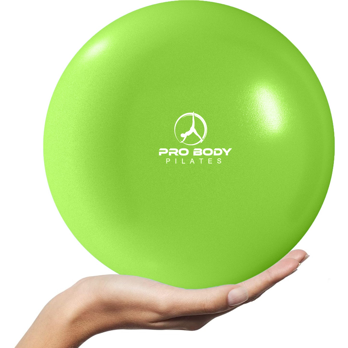 ProBody Pilates Ball Small Exercise Ball, 9 Inch Bender Ball, Mini Soft  Yoga Ball, Workout Ball for Stability, Barre, Fitness, Ab, Core, Physio and